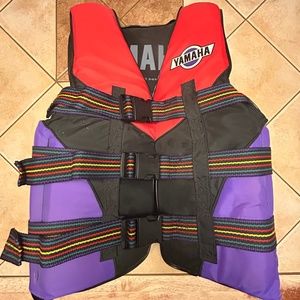 Yamaha Boating Vest Retro Colors Adult Medium Size